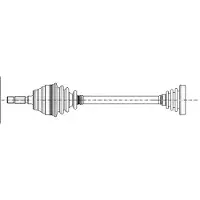 ERA Benelux DA65244 Aandrijfas