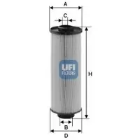 Ufi 26.004.00 Brandstoffilter