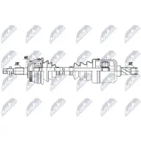 NTY NPW-VV-151 Aandrijfas