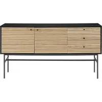 SalesFever dressoir zwart/eiken