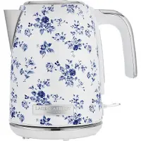 Laura Ashley Elektrische Waterkoker 1,7L - 2200W - RVS - Draadloos - China Rose