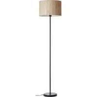 Brilliant 93108/76 Wimea Tafellamp Zwart/Natuur - 1 x E27