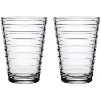 Iittala Aino Aalto tumbler 2-pack 33 cl helder