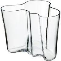 Iittala Alvar Aalto vaas helder 160 mm.