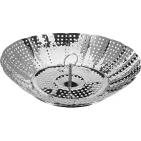 Westmark Stoommand, verstelbaar, voor pannen van Ø 14-23 cm, roestvrij staal, zilver, 12592270