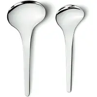 Georg Jensen Bloom Serving Spoon. Set 2 Pcs - Pollepels & opscheplepels Roestvrijstaal Roestvrij staal - 3391347
