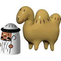 Alessi Kerstdecoratie Amir & Camelus Multi (2-Delig)
