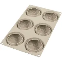 Silikomart MINI GEMMA Siliconen Bakvorm ø6,8cm x 4,2cm