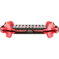 Lékué Grillplaat met anti-aanbaklaag voor magnetron zwart en rood