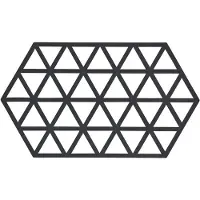 Zone Denmark Triangles pannenonderzetter 14x24 cm Black