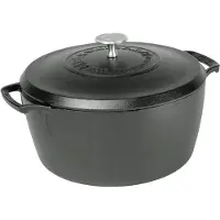 Lodge - Gietijzeren braadpan 26 cm / 5,2 liter, kleur: zwart