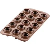 Silikomart Scg054 3D - Silicone Mould N.15 Choco Trees Ø28 H 30 Mm