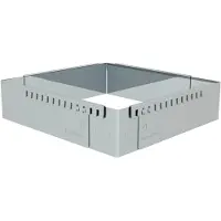 De Buyer Patisserie Frame Steel Adjustable Square 30-57 Cm Bakvorm