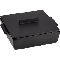 Dutchdeluxes Ovenschaal Rectangular Medium Ceramic Black Matt