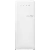 Smeg Koelkast Retro Vrijstaande ijskast Koelkast, Jaren 50, Enkeldeurs, Vrijstaand , Positie scharnier: Links, Wit