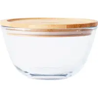 SmartaSaker Mengkom Met Deksel 77 Cl - Potten & deksels Borosilicaatglas Clear - PKV-011