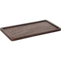 ERNST Dienblad Rechthoekig Donkerbruin 30x15 Cm - Dienbladen Hout Dark Brown - 340140