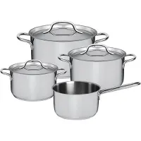 Sola Mirage Pannenset 4-delig Inductie Zilver zilver RVS Pan