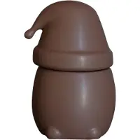 DBKD Eating Santa Kerstdecoratie Small - Kerstmannen & Kerstfiguren Keramiek Maroon - 202092ma