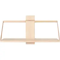 Andersen Wood Wall wandrek Large 60x25x32 cm Oak