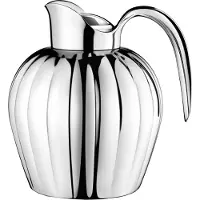 Georg Jensen Thermoskan Bernadotte W. Push Stopper 0,8L