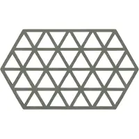 Zone Onderzetter Triangles Olive Green 24 cm