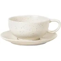 Broste Copenhagen Nordic Vanilla kop met schotel 25cl- set van 6 stuks