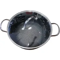 Satake sauteersteelpan met glazen deksel 2-delig 4 L