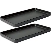 Aida Raw Dishes 2-pack - Schalen Steengoed Titanium Black - 14825