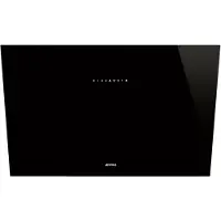 Smeg Wandkap Afzuigkap, Wandkap, Universeel, Zwart, 90 cm, A