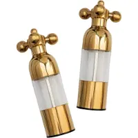 Vargen & Thor Axia Peper- En Zoutmolenset Cava - Kruidenmolens Staal Brass - 60230026