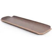 Bosign houten dienblad leaf Walnoot