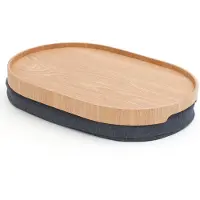 Bosign schootdienblad curveline medium 26x39 cm Wilgenhout