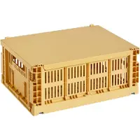 HAY Colour Crate deksel medium Golden yellow