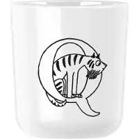 Rig-Tig Plastic beker MOOMIN ABC 200 ml, letter Q, wit,