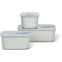 Mepal EasyClip set vershouddozen (2x450 ml + 1000 ml) - Nordic white - Meal prep bakje