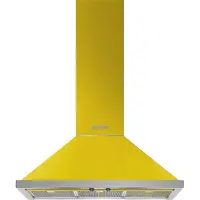 Smeg KPF9YW Decoratieve muurdampkap 90cm