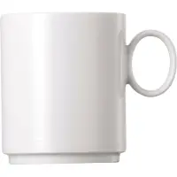 Thomas Mok Loft With Handle Large Stackable White 380 ml