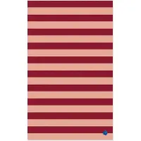 By On Leya stripe tafelkleed 150x250 cm Rood-roze