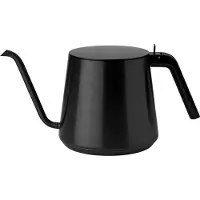 Stelton Nohr gooseneck fluitketel 1 l Black metallic
