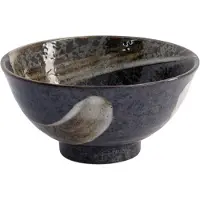 Tokyo Design Studio Arahake Rim Kom 60 Cl - Serveerkommen Keramiek Black - 21428