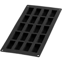 Lékué Bakvorm 20 Financiers - Siliconen - Black
