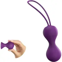 Love to love Joia - paarse siliconen geishaballen duo