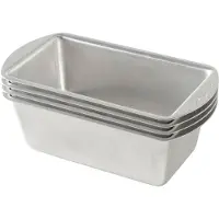 Nordic Ware Naturals Mini Loaf broodvorm 4-pack Aluminium