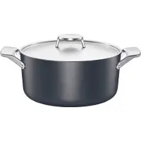 Fiskars Taiten braadpan met deksel 3,5 l Zwart