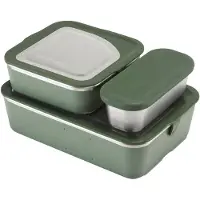 Klean Kanteen - Rise Family Food Box Set - Bewaarbakje 1626 ml, grijs