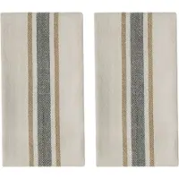 OYOY Linu keukenhanddoek 2-pack Black