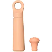 VacuVin Vacu Vin Wine Saver Loop + Stopper Terra Crème crème Kunststof
