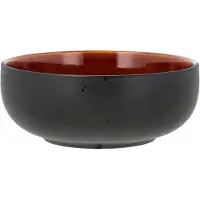 Bitz pokebowl/ramen schaal Ø18 cm Black-amber