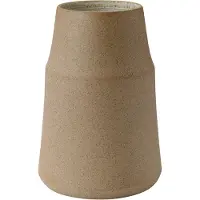 Knabstrup Keramik Clay vaas 18 cm Warm sand